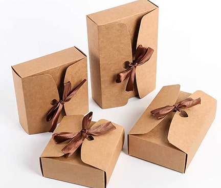 Подарочные коробки из крафт-картона